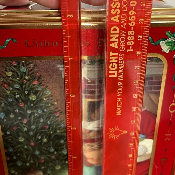 Oreo Cookie Santa Tins Box Vintage 1993 1998 Christmas Holiday Nabisco USA - Picture 9 of 14